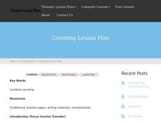 Counting Lesson Plan Lesson Plan Counting Lesson Plan Lesson Plan