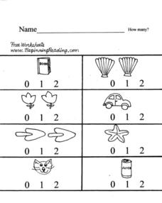 Counting Objects Lesson Plan Counting Objects Lesson Plan
