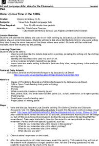 Once upon a Time in the 1800's Lesson Plan Once upon a Time in the 1800's Lesson Plan