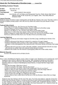The Photographs of Dorothea Lange Lesson Plan The Photographs of Dorothea Lange Lesson Plan