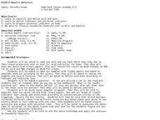 Acid(s)-Base(s) Detective Lesson Plan Acid(s)-Base(s) Detective Lesson Plan