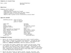 Chemistry is Crystal Clear Lesson Plan Chemistry is Crystal Clear Lesson Plan
