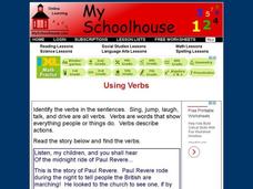 Using Verbs Interactive Using Verbs Interactive