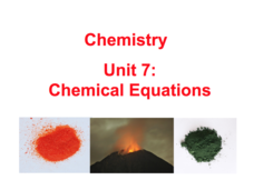 Chemical Equations PPT Chemical Equations PPT