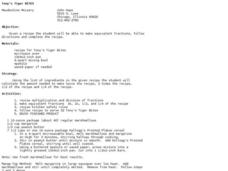 Tony's Tiger BITES Lesson Plan Tony's Tiger BITES Lesson Plan