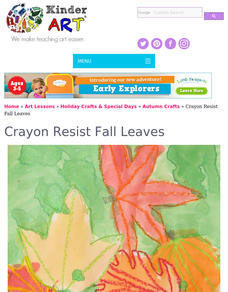 Crayon Resist Fall Leaves Lesson Plan Crayon Resist Fall Leaves Lesson Plan