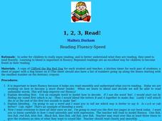1, 2, 3, Read! Lesson Plan 1, 2, 3, Read! Lesson Plan