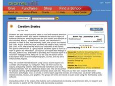 Creation Stories Lesson Plan Creation Stories Lesson Plan