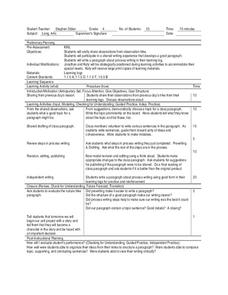 Creative Writing Lesson Plan Creative Writing Lesson Plan
