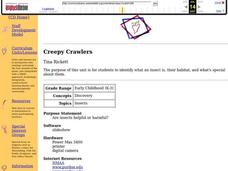 Creepy Crawlers Lesson Plan Creepy Crawlers Lesson Plan