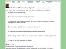 Crude Oil Worksheet Crude Oil Worksheet