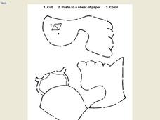 Cut, Paste and Color Worksheet Cut, Paste and Color Worksheet