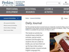 Daily Journal Lesson Plan Daily Journal Lesson Plan