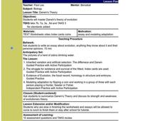 Darwin's Theory Lesson Plan Darwin's Theory Lesson Plan