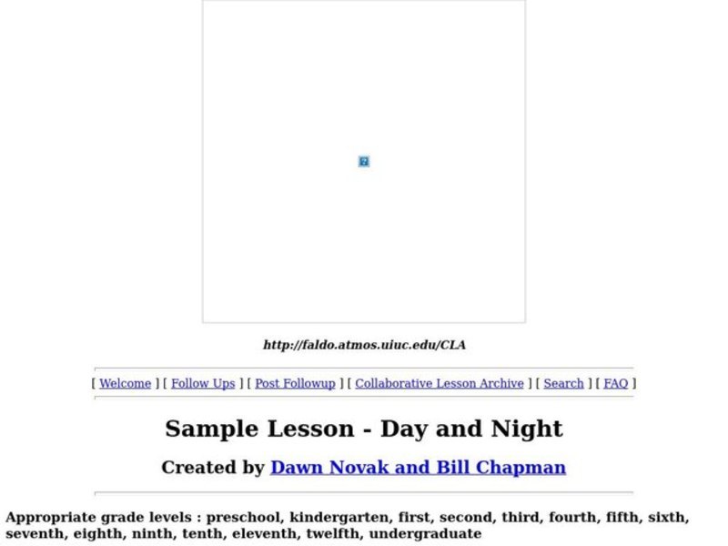 Day and Night Lesson Plan Day and Night Lesson Plan