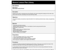 De Colores Lesson Plan De Colores Lesson Plan