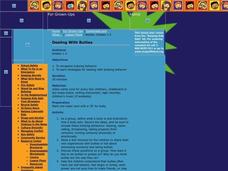 Dealing With Bullies Lesson Plan Dealing With Bullies Lesson Plan