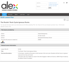 The Rockin' Rock Cycle- Igneous Rock Lesson Plan The Rockin' Rock Cycle- Igneous Rock Lesson Plan