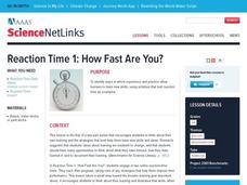 How Fast Are You? Lesson Plan How Fast Are You? Lesson Plan