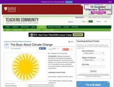Climate Change Lesson Plan Climate Change Lesson Plan