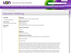 Decision Making Lesson Plan Decision Making Lesson Plan