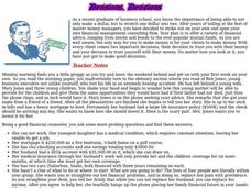 Decisions, Decisions Lesson Plan Decisions, Decisions Lesson Plan