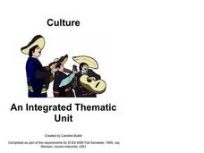 Defining Culture Lesson Plan Defining Culture Lesson Plan