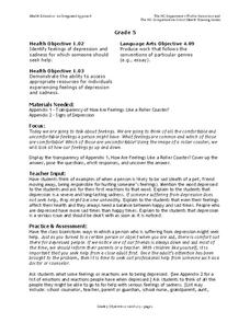 Depression Lesson Plan Depression Lesson Plan
