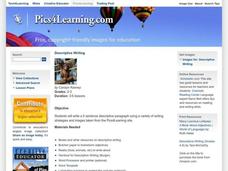 Descriptive Writing Lesson Plan Descriptive Writing Lesson Plan