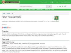 Family Financial Profile Lesson Plan Family Financial Profile Lesson Plan