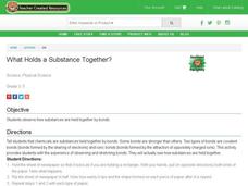 What Holds a Substance Together? Lesson Plan What Holds a Substance Together? Lesson Plan
