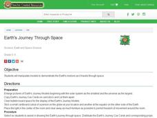 Earth's Journey Through Space Lesson Plan Earth's Journey Through Space Lesson Plan