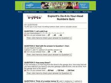 Explorit's Do-It-In-Your-Head Numbers Quiz Interactive Explorit's Do-It-In-Your-Head Numbers Quiz Interactive