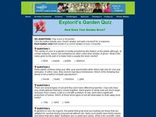 Explorit's Garden Quiz: How Does Your Garden Grow? Interactive Explorit's Garden Quiz: How Does Your Garden Grow? Interactive