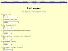 Short Answers Interactive Short Answers Interactive