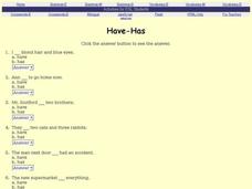 Have-Has Interactive Have-Has Interactive