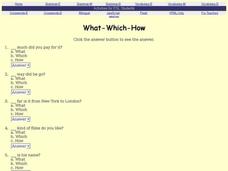 What - Which - How Interactive What - Which - How Interactive