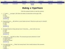 Making A Hypothesis Interactive Making A Hypothesis Interactive