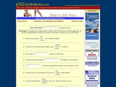 Grammar, Vocabulary and Idioms: Mixed Levels Interactive Grammar, Vocabulary and Idioms: Mixed Levels Interactive