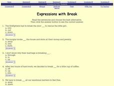 Expressions With Break Interactive Expressions With Break Interactive