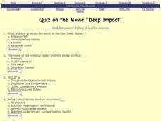 Quiz: "Deep Impact" Interactive Quiz: "Deep Impact" Interactive