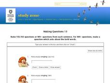 Making Questions 13 Interactive Making Questions 13 Interactive