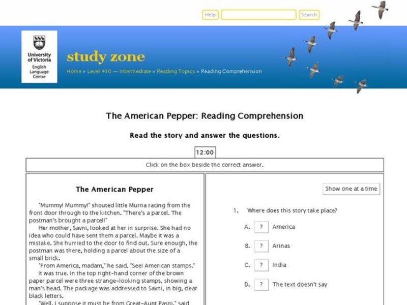 The American Pepper:  Reading Comprehension Interactive The American Pepper:  Reading Comprehension Interactive