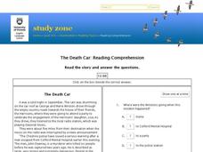 Reading Comprehension:  The Death Car Interactive Reading Comprehension:  The Death Car Interactive