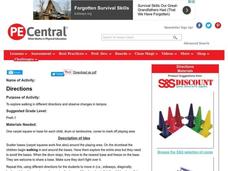 Directions Lesson Plan Directions Lesson Plan