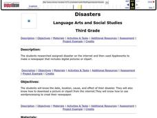 Disasters Lesson Plan Disasters Lesson Plan