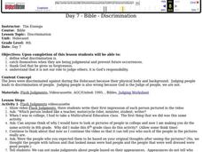 Discrimination Lesson Plan Discrimination Lesson Plan