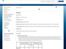 Disease Lesson Plan Disease Lesson Plan