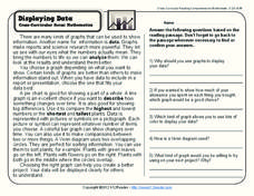 Displaying Data Worksheet Displaying Data Worksheet