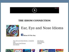 Idiom Quizzes - Ear/Eye/Nose Interactive Idiom Quizzes - Ear/Eye/Nose Interactive